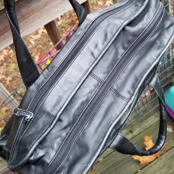Tumi Alpha Leather Portfolio Briefcase